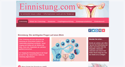 Desktop Screenshot of einnistung.com